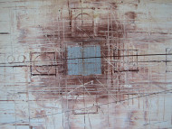 No. 1040, olej na plátně, 90x40 cm (2009) detail 01