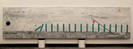 Křehká č. 2 [z cyklu Aliance], akryl na plátně, 200x50cm, 2019