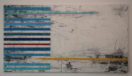 P07 [from AGAINST series], acrylic on canvas, 220x120cm, 2019 (x)