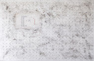 Čestná salva, akryl a křída na plátně, 200x130cm, 2016