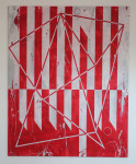 P27 [from AGAINST series], acrylic and adhesive on canvas, 200x160cm, 2020