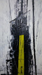 No. 2014, olej na plátně, 150x25 cm (2011) detail 01