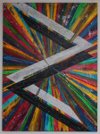No. 2 [from DIVIDED SOCIETY series], acrylic on canvas, 210x155cm, 2020 (x)